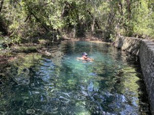 ubicación dl cenote punta esmeralda