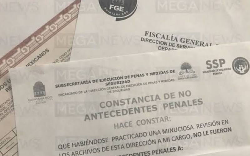 como tramitar una constancia de antecedentes penales en merida