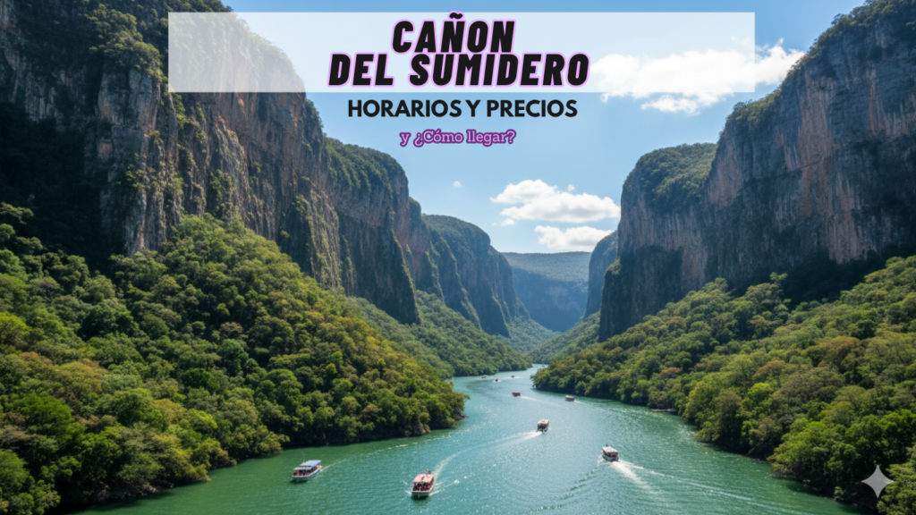 cañon del sumidero horarios y como llegar